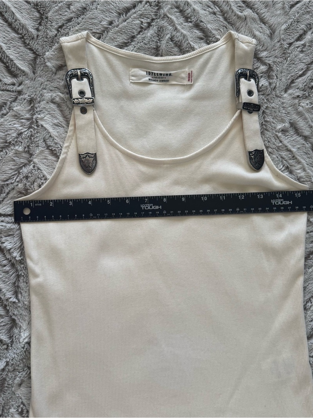 IDYLLWIND Miranda Lambert Wylie Rib Knit Buckle Tank WORN ONCE LIKE NEW Medium - Picture 6 of 9